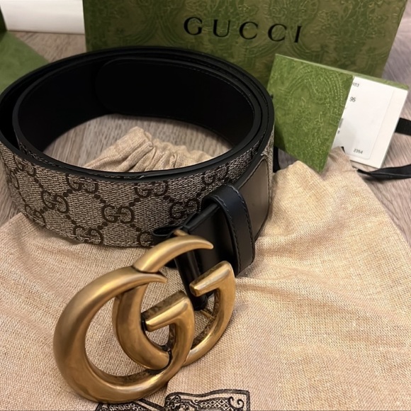 Gucci Belt with Double G Buckle - Picture 1 of 12